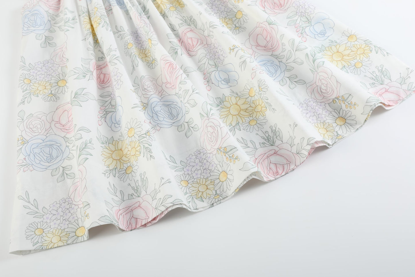 Bouquet Floral Smocked Bishop Dress