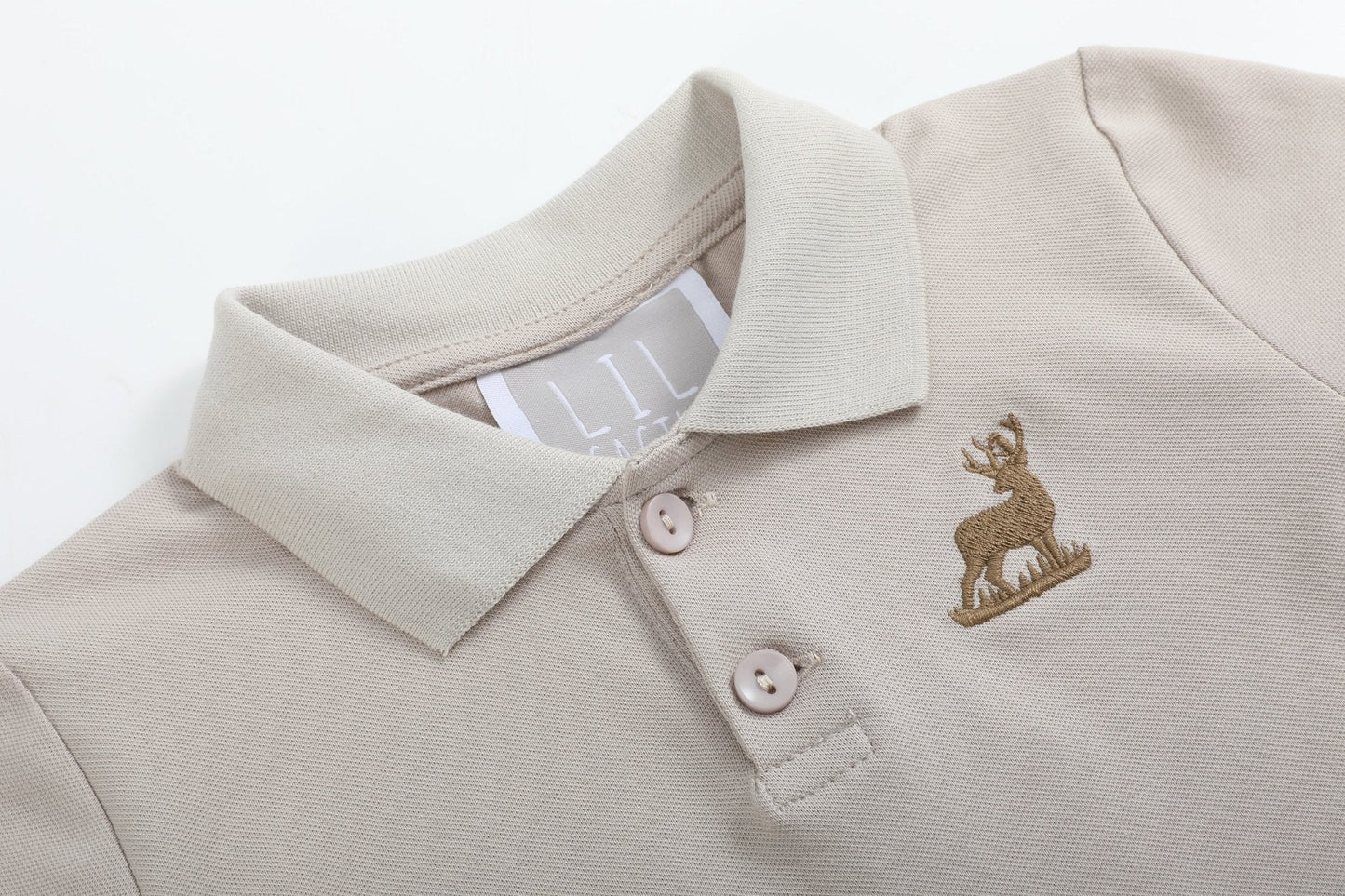 Brown Mule Deer Polo Shirt