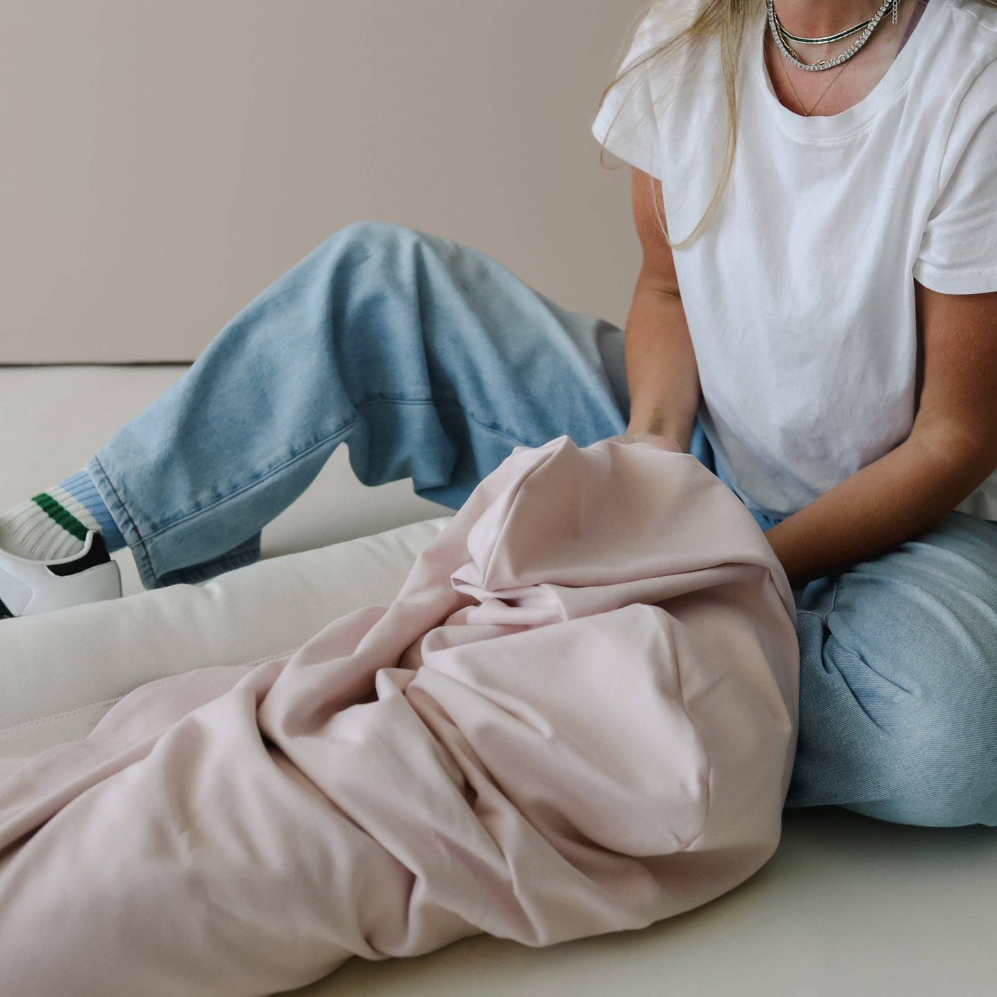 Infant Lounger Cover | Petal