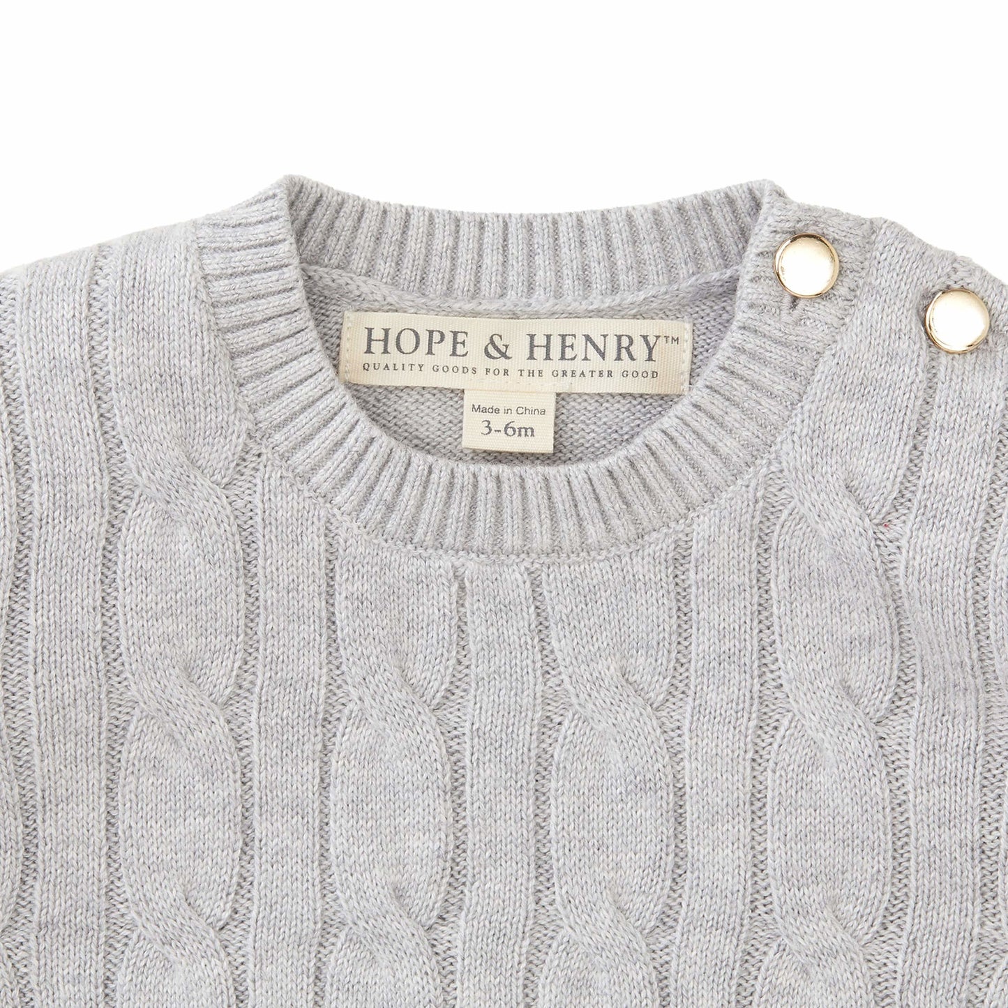 Cable Front Sweater - Baby
