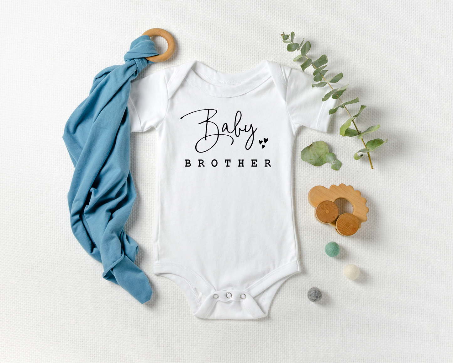 Baby Brother Pregnancy & Gender Reveal Onesie