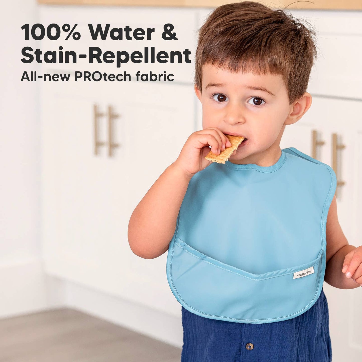 3-Pack Presto Waterproof Baby Bibs for Boys, Girls