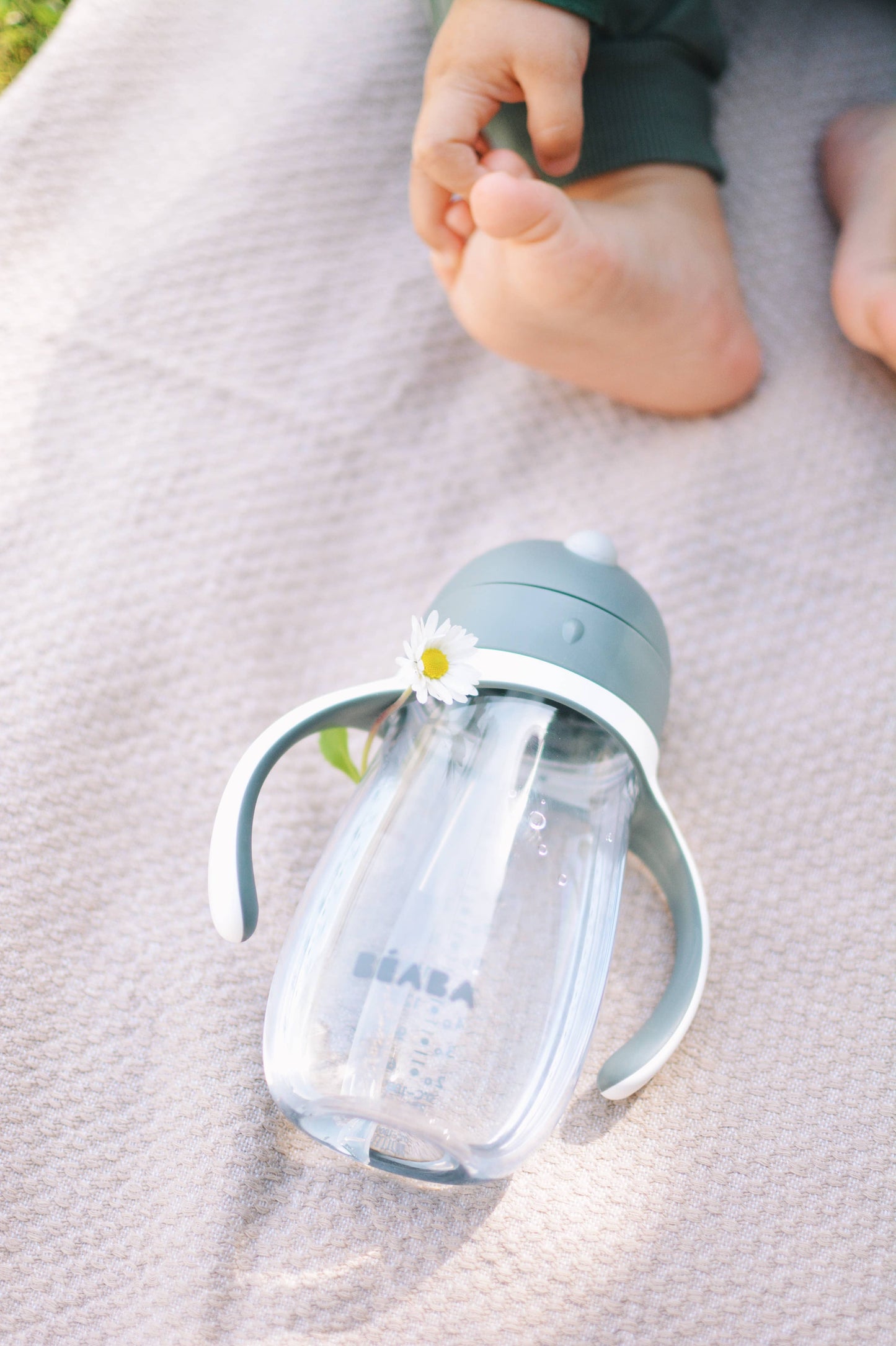 BEABA Straw Sippy Cup - Sage