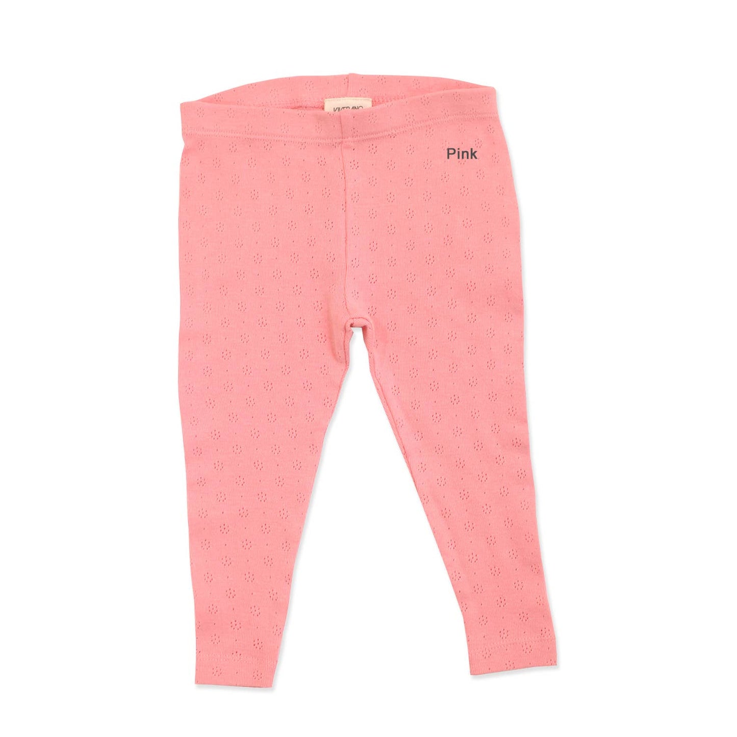 Pointelle Knit Stretch Baby Leggings Pants (Organic Cotton)