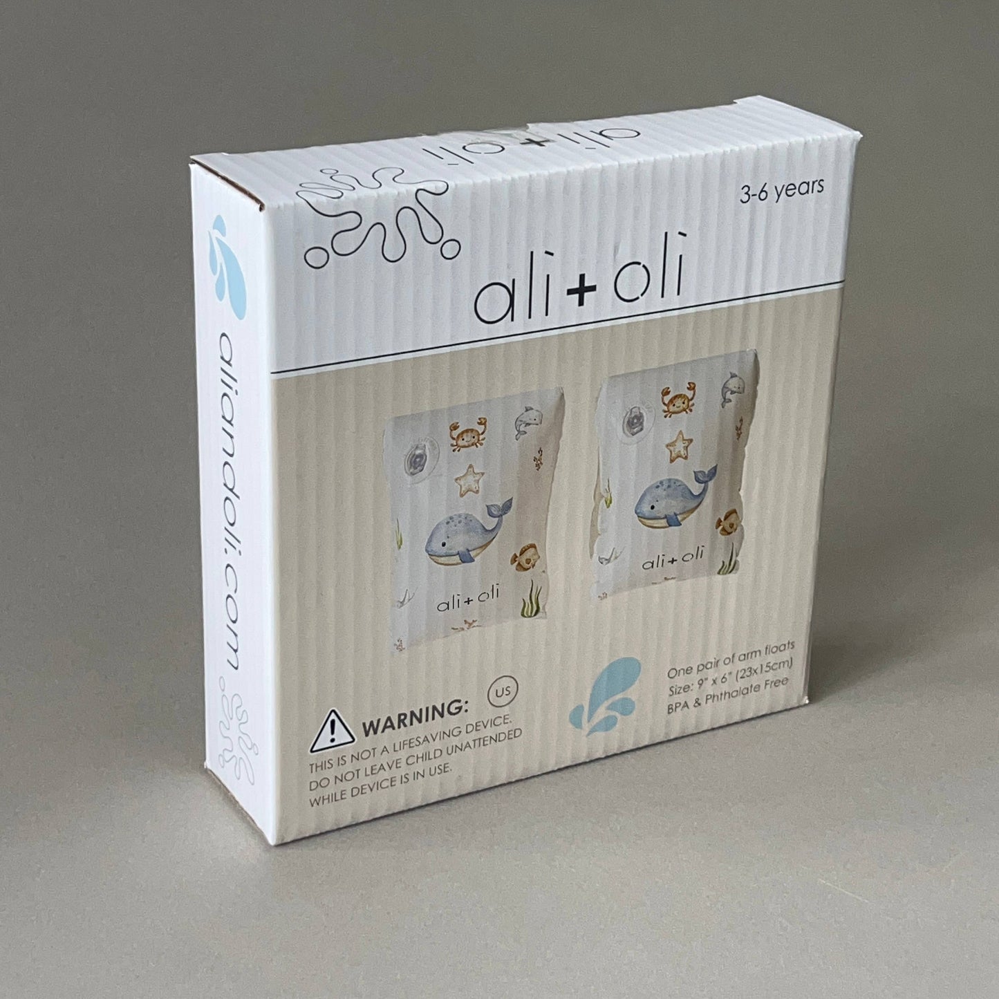 Ali+Oli Swim Arm Band Wings Inflatable Float (Undersea)