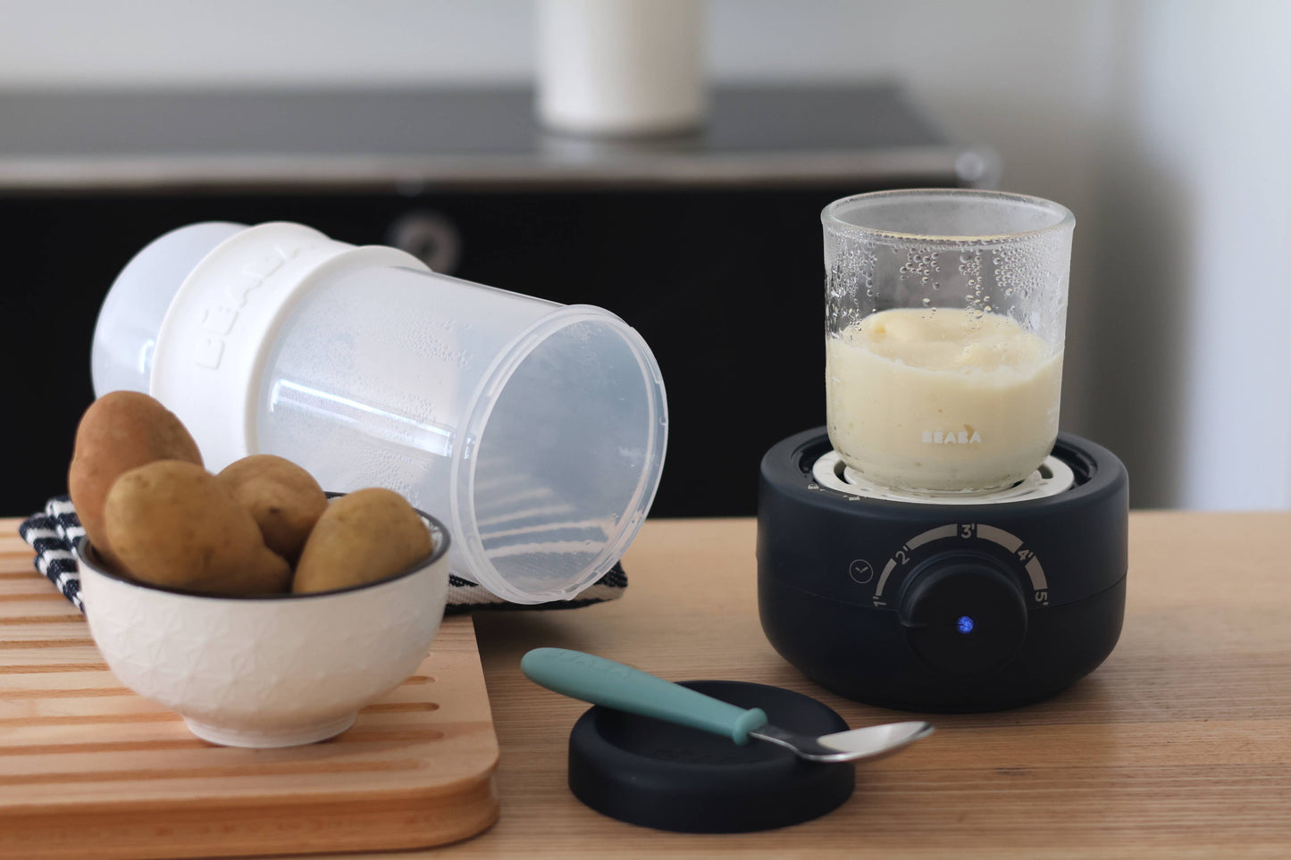 BEABA BabyMilk 3-In-1 Bottle Warmer - Midnight