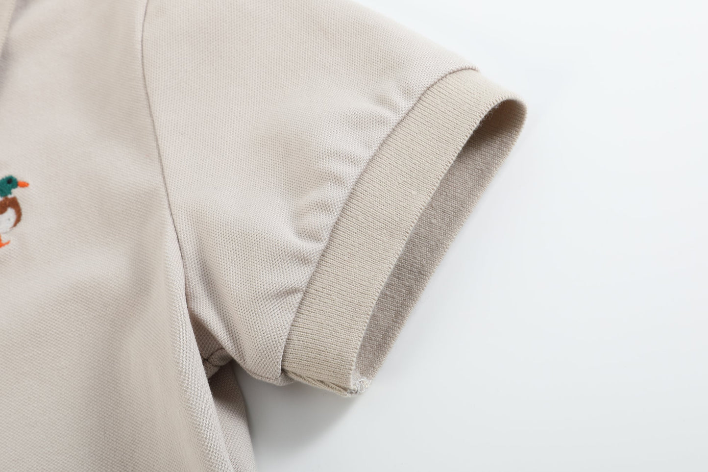 Light Brown Mallard Golf Polo Shirt