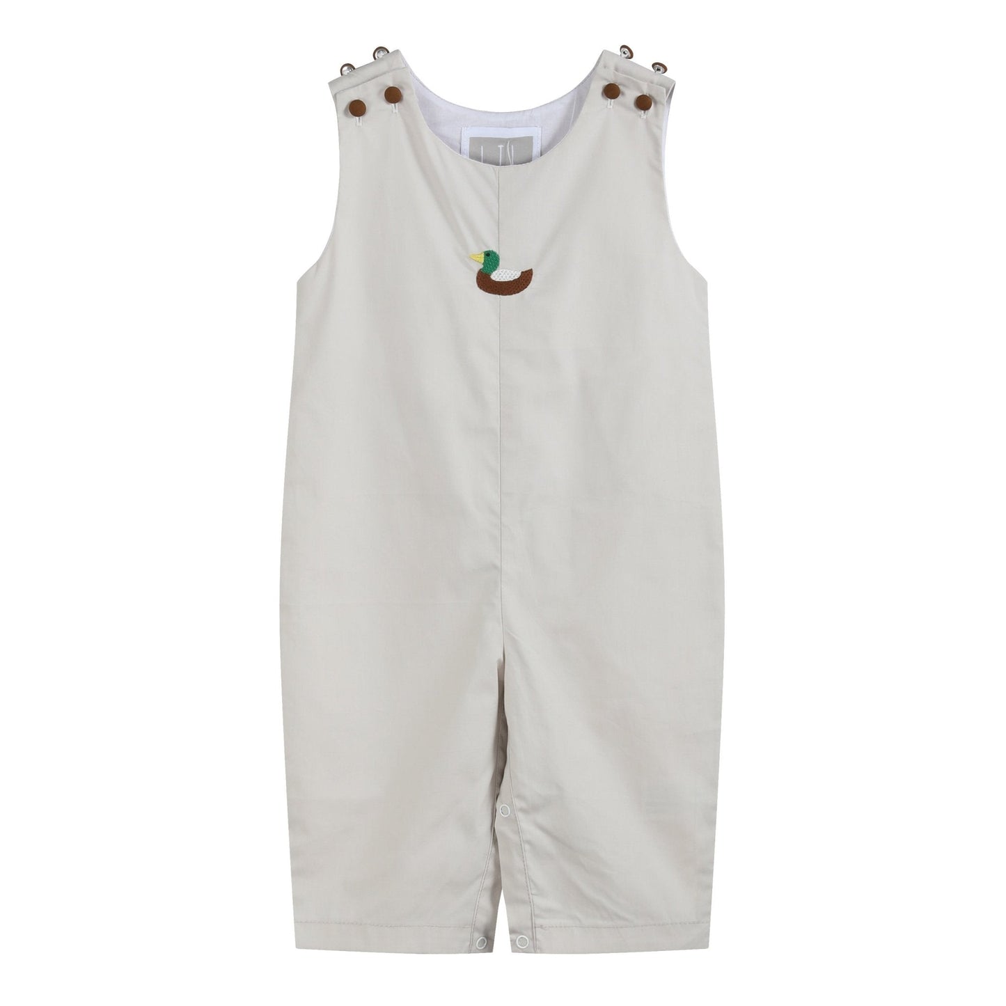 Light Gray Mallard Duck Overalls