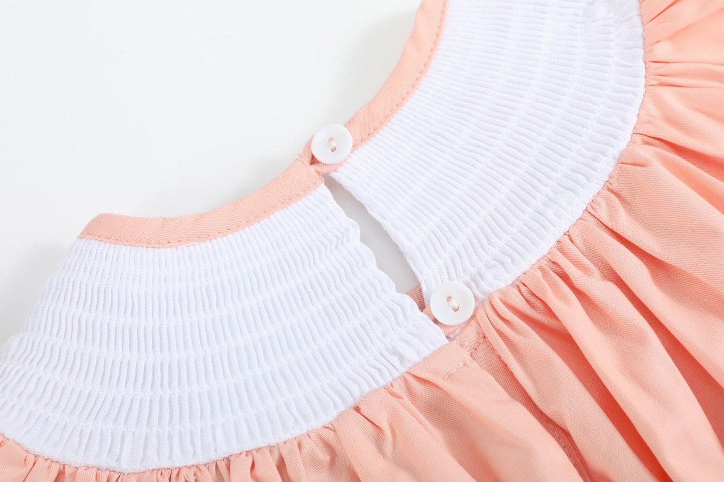 Pink Flamingo Smocked Bishop Dress