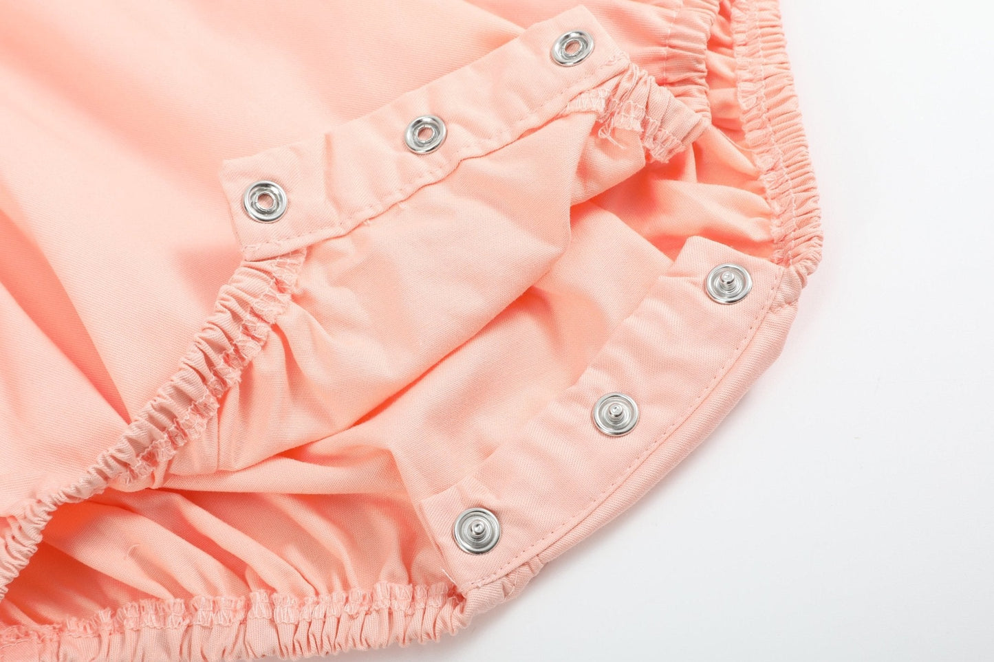 Pink Flamingo Smocked Flutter Romper