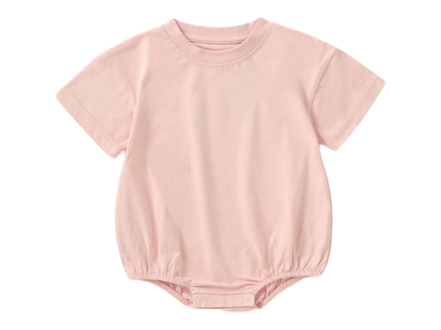 Bubble Baby romper organic oversized drop shoulder t-shirt