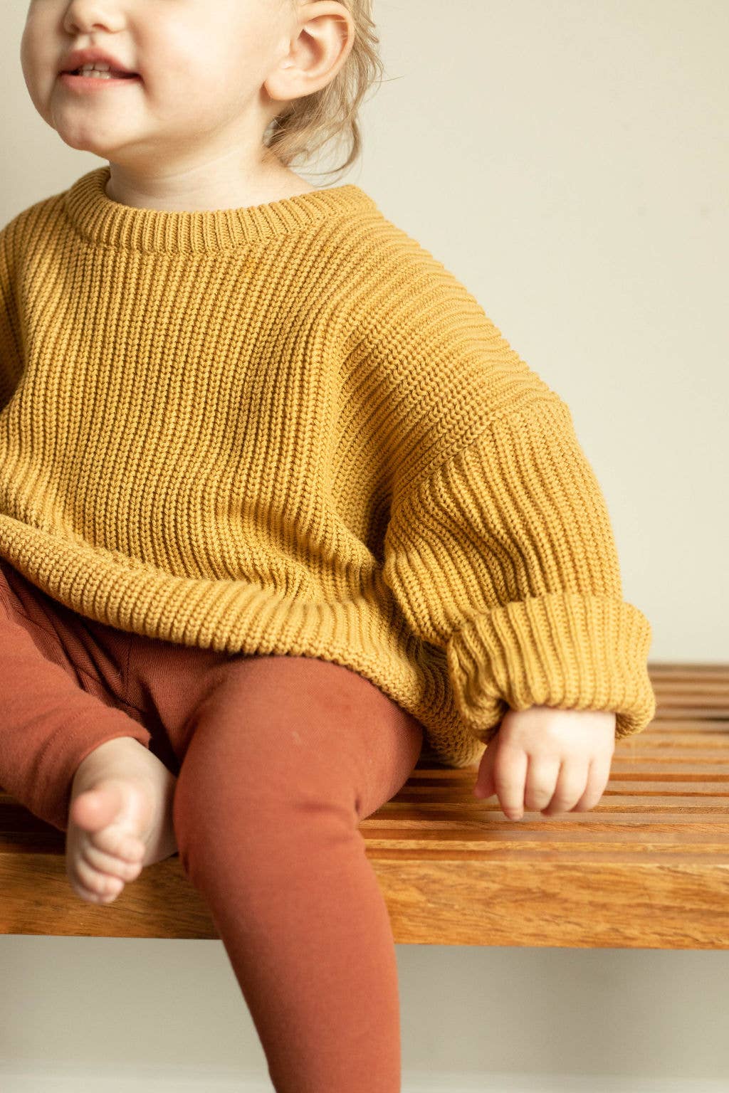 Baby Sweater Organic knit toddler/kids-oversized clothes
