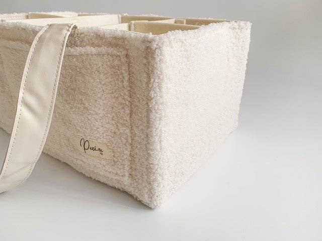 NAPPY CADDY ORGANISER - TEDDY | BONE HANDLES