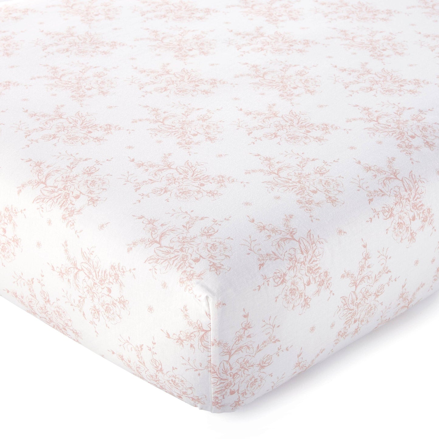 Heritage Blush Velvet 4PC Crib Bedding Set