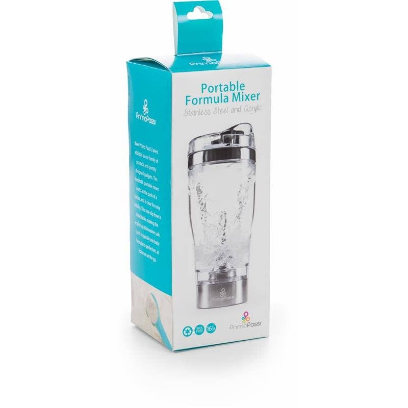 Primo Passi - Portable Formula Mixer Cup Stainless Steel And Acrylic 16Oz