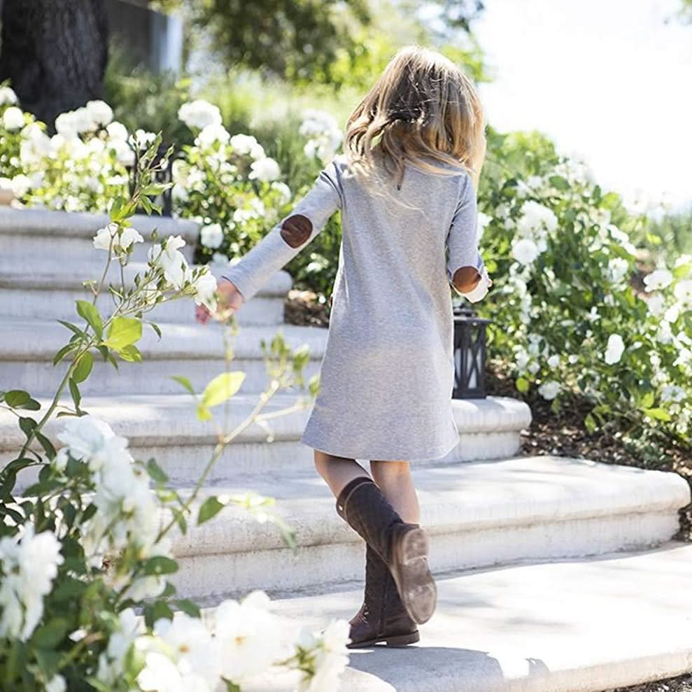 Quilted Ponte Riding Dress - Baby