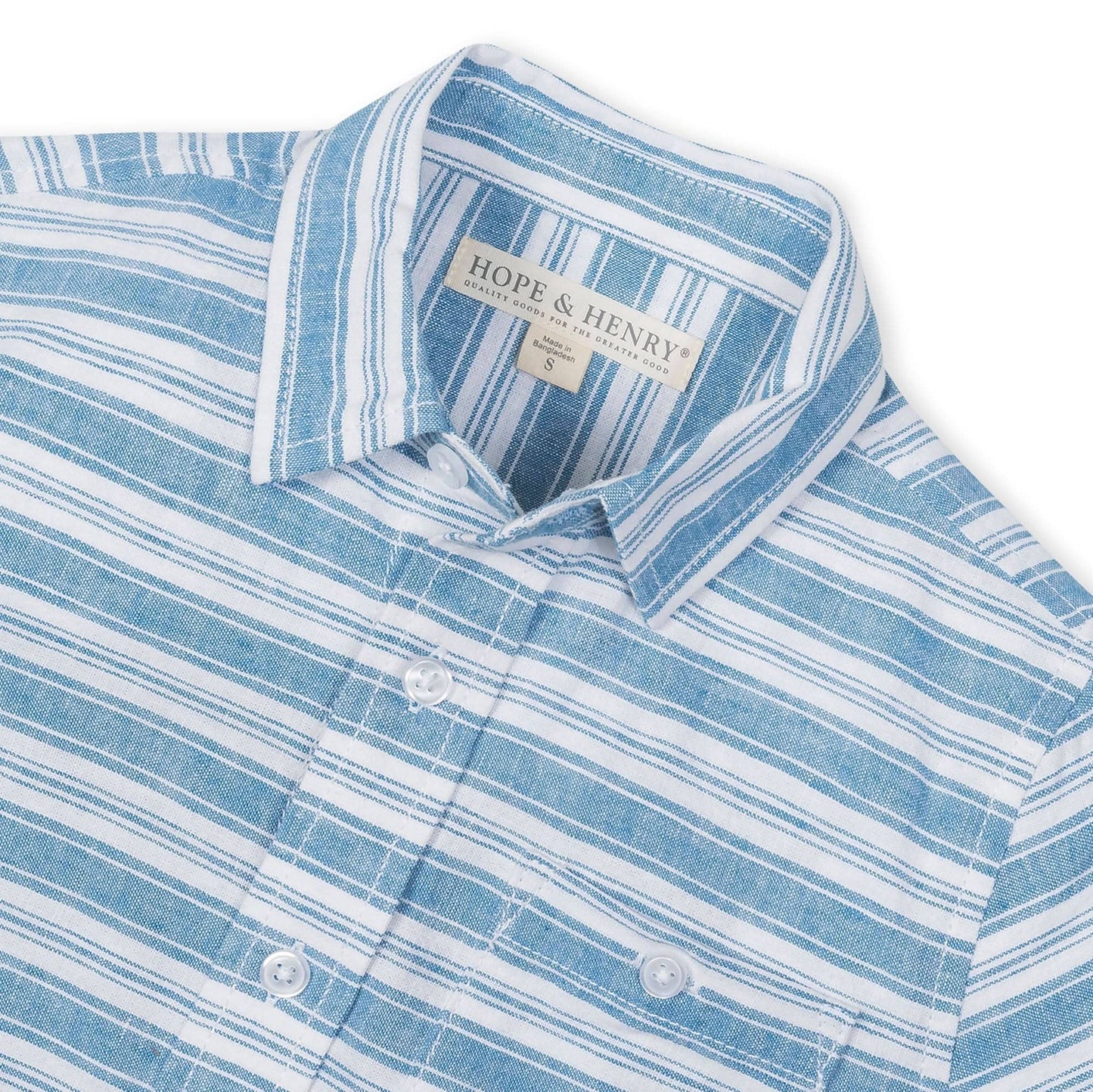 Linen Short Sleeve Button Down Shirt