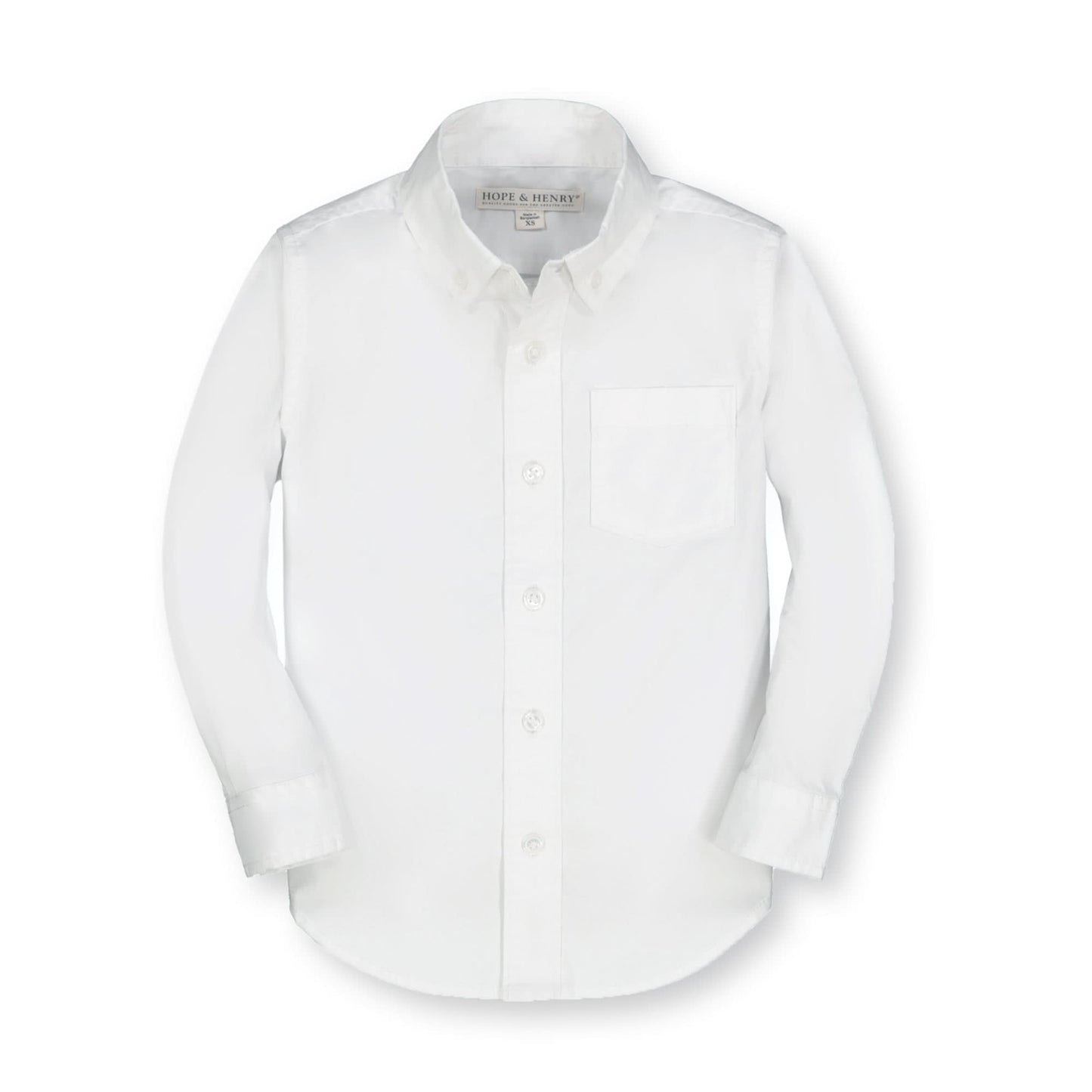 Stretch Poplin Organic Button Down Shirt - Baby