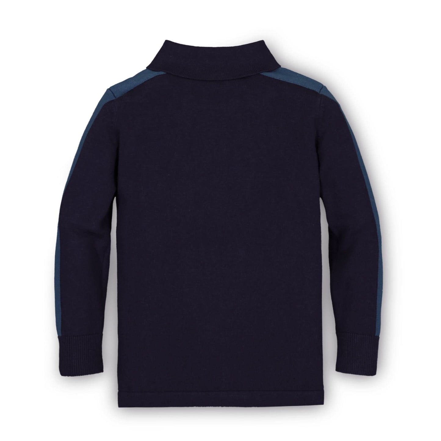 Long Sleeve Organic Sweater Polo - Baby