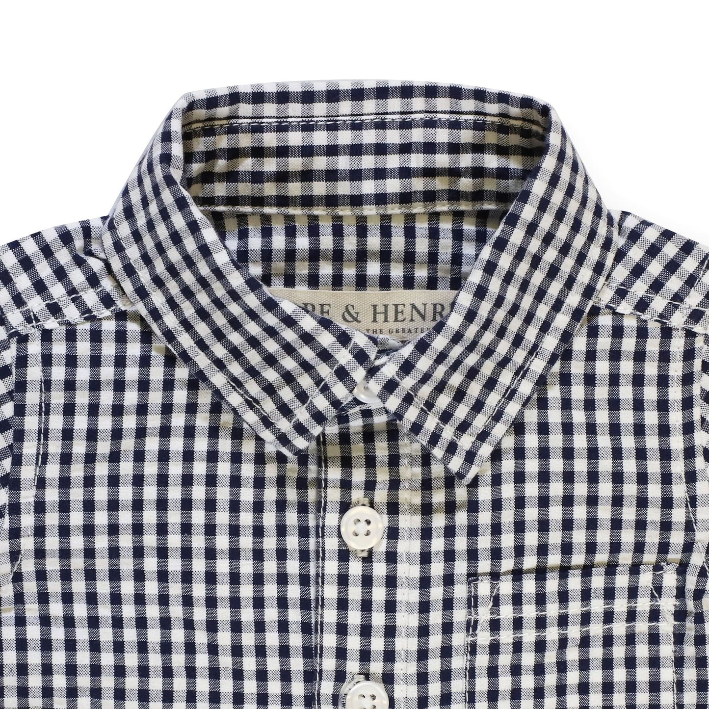 Organic Seersucker Button Front Romper