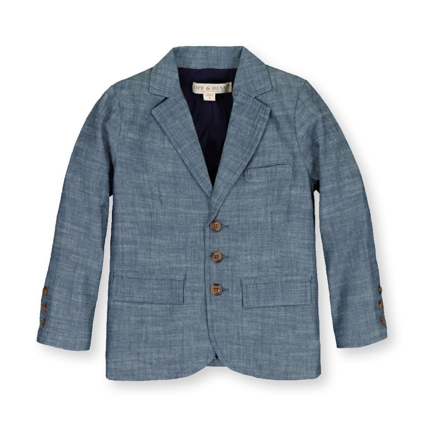 Organic Chambray Suit Jacket - Baby
