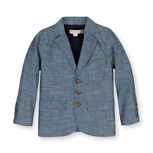 Organic Chambray Suit Jacket - Baby
