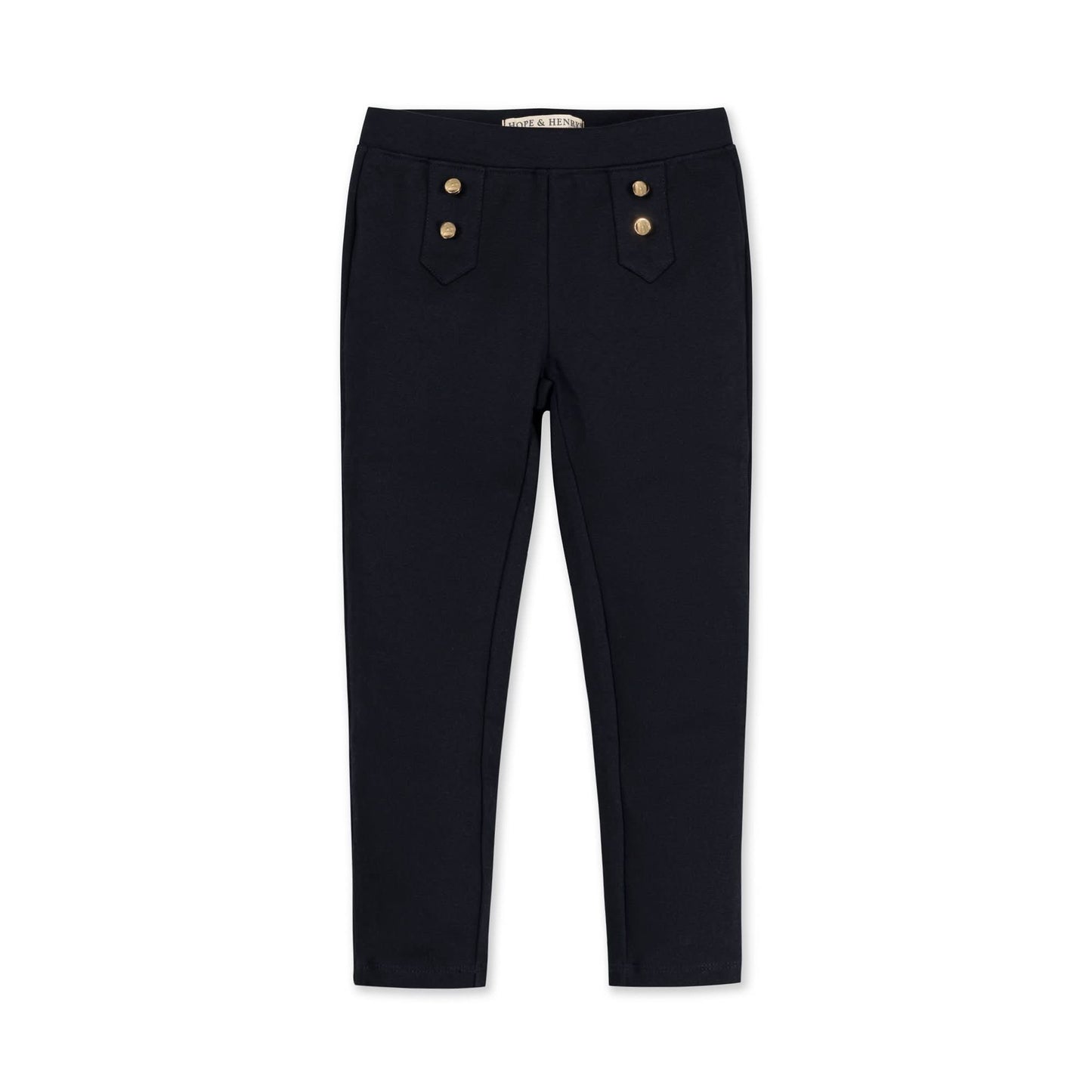 Button Placket Ponte Pant - Baby
