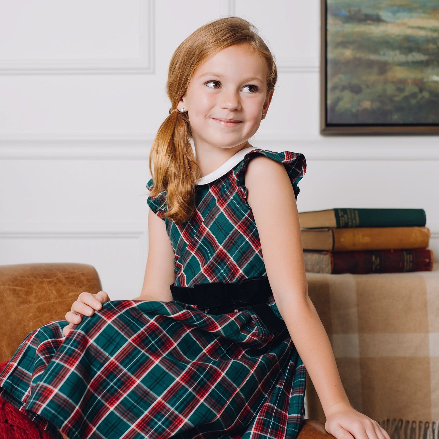 Organic Peter Pan Collar Party Dress - Baby