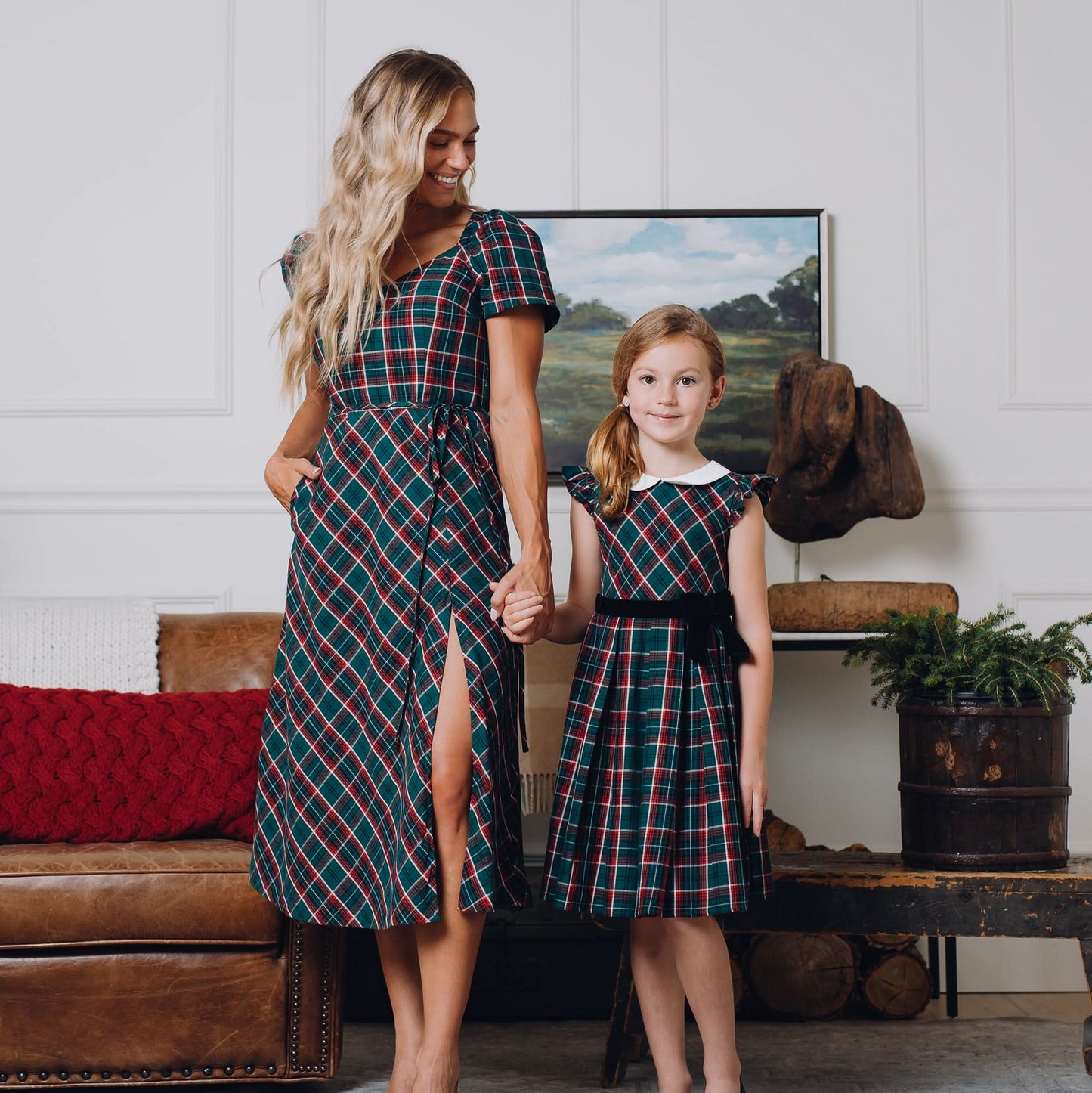 Organic Peter Pan Collar Party Dress - Baby