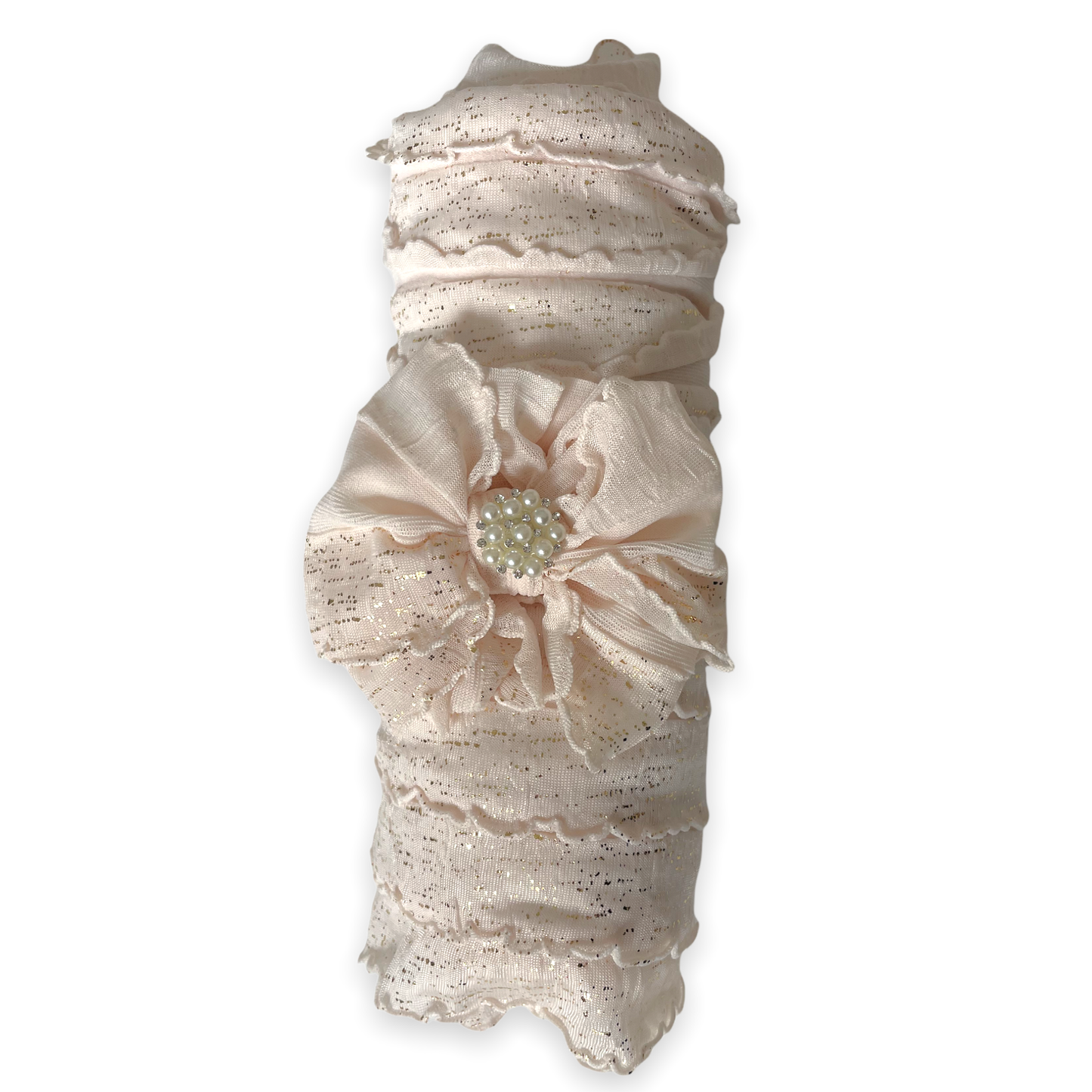Ruffled Swaddle and Headband Set