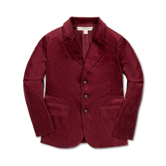 Organic Corduroy Blazer with Elbow Patches - Baby