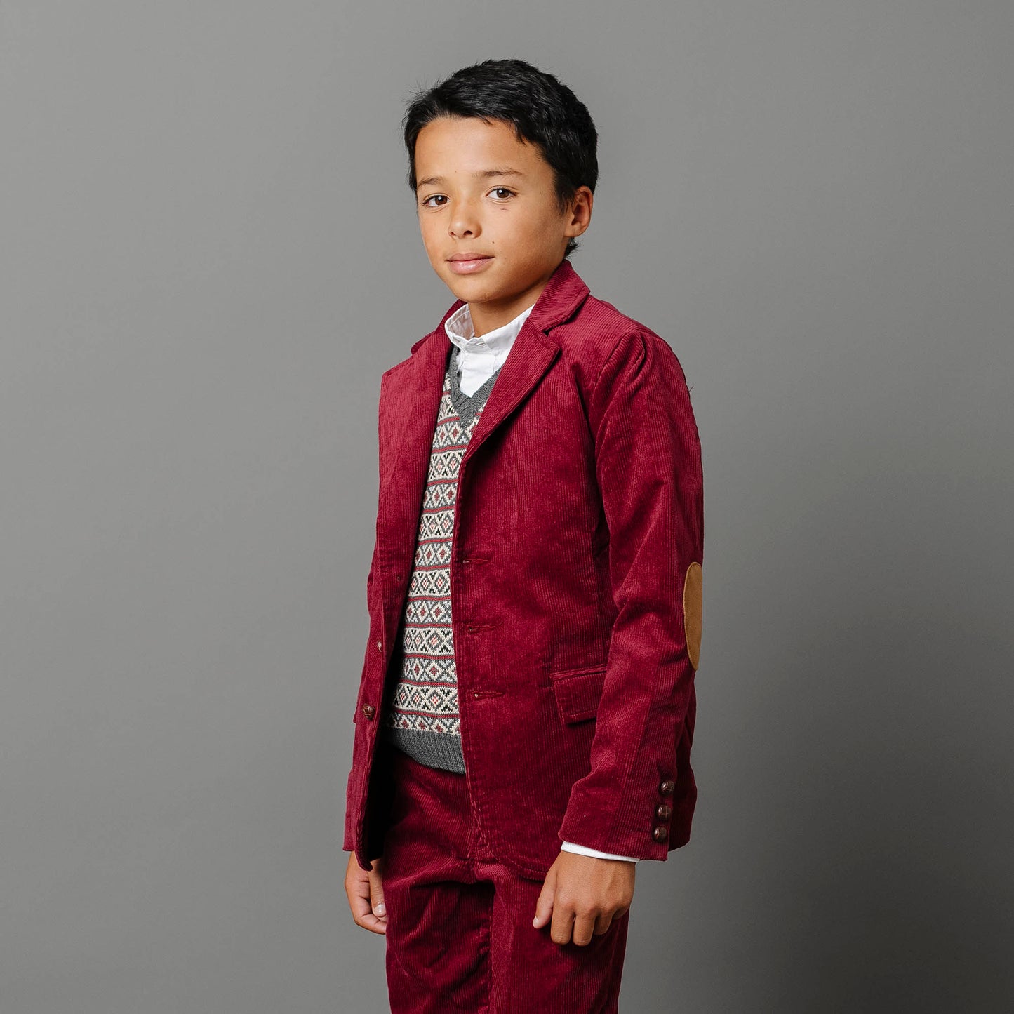 Organic Corduroy Blazer with Elbow Patches - Baby