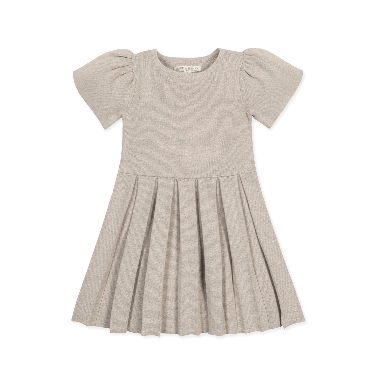 Organic Pleated Sweater Dress - Baby