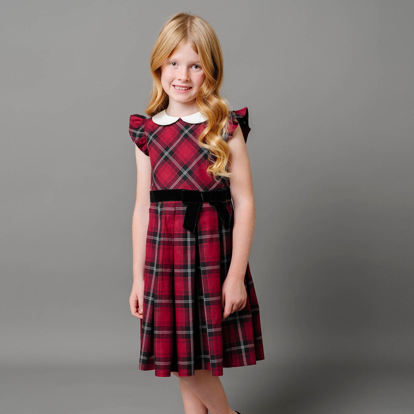 Organic Peter Pan Collar Party Dress - Baby