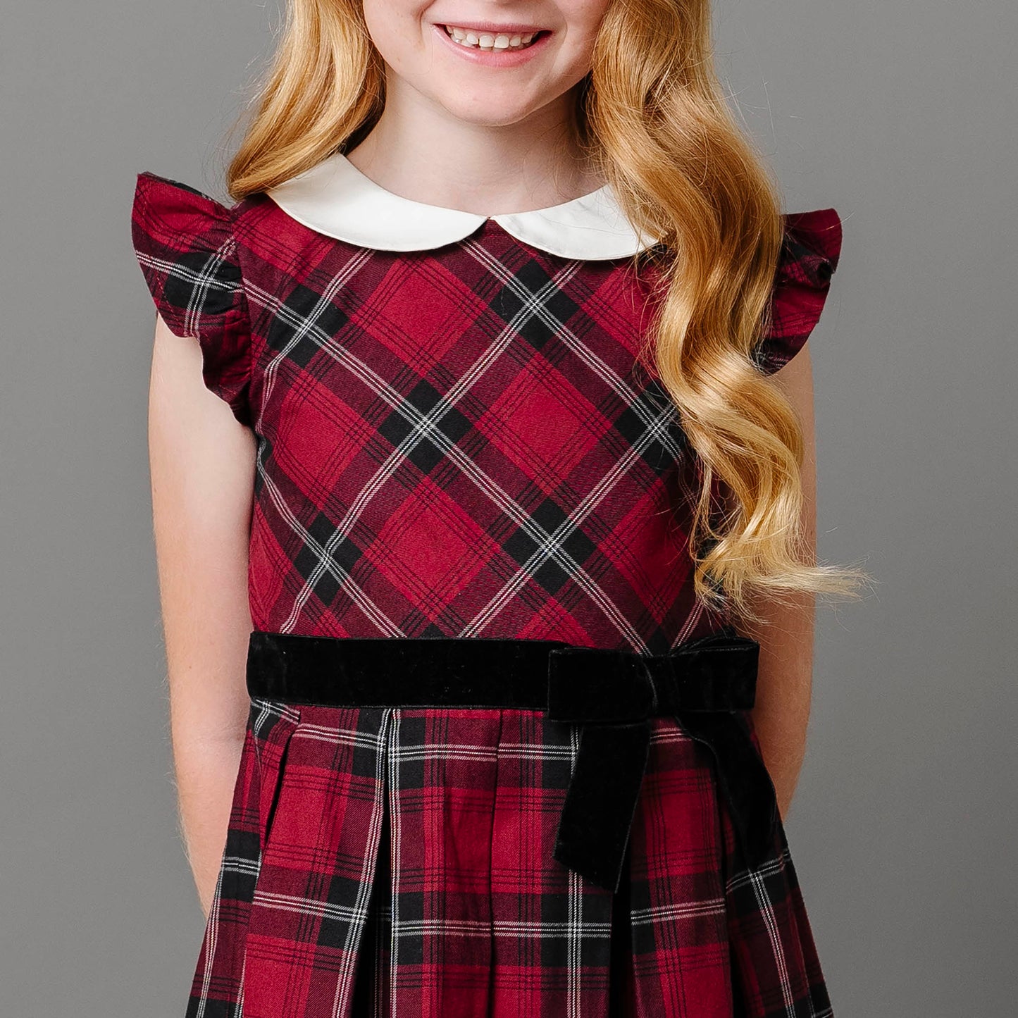 Organic Peter Pan Collar Party Dress - Baby
