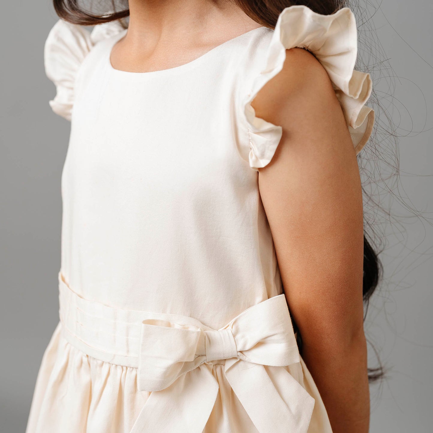 Organic Tiered Sateen Party Dress - Baby