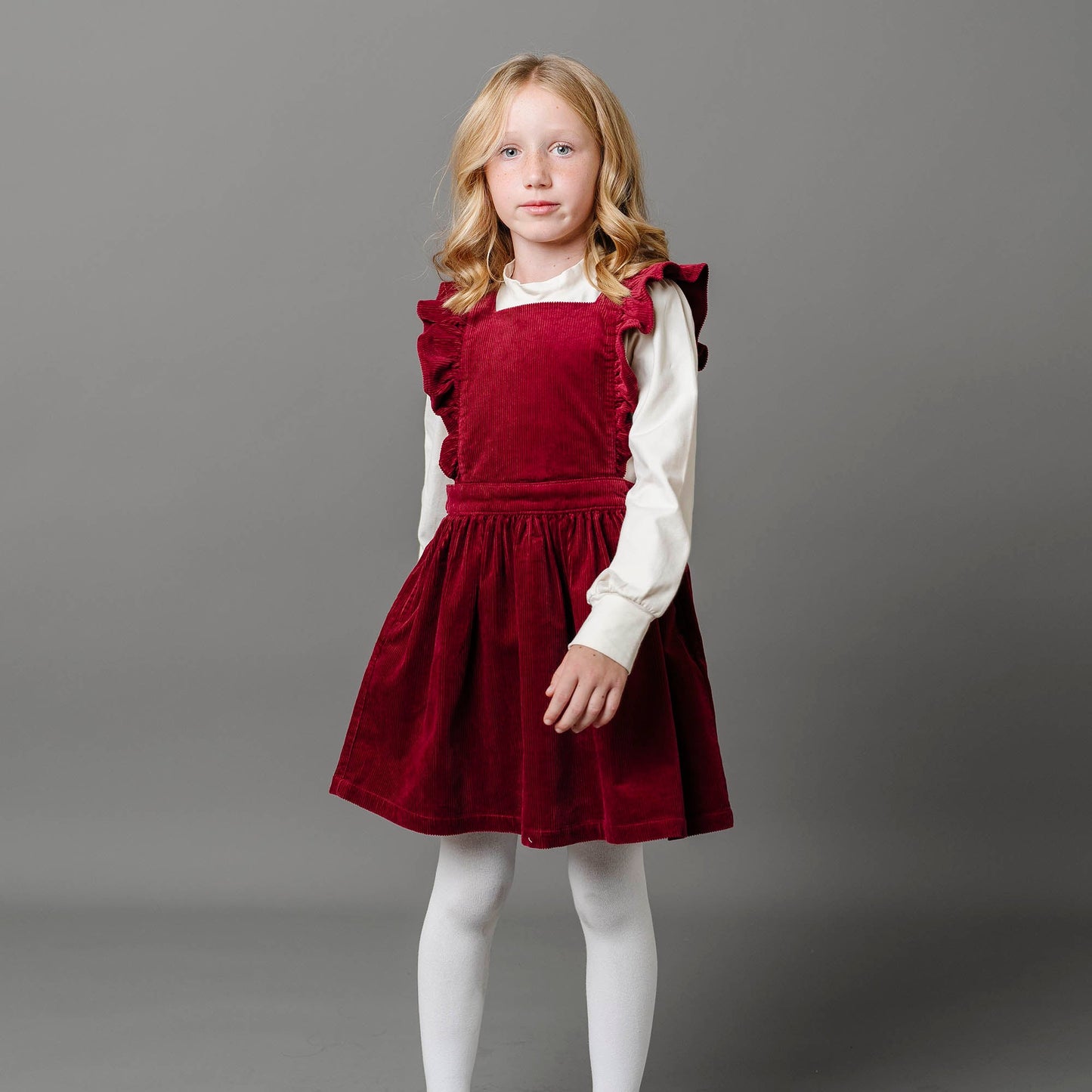 Organic Corduroy Ruffle Jumper - Baby