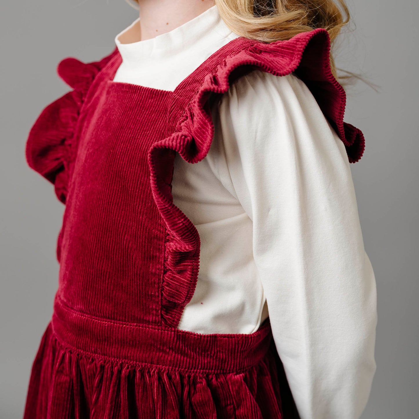 Organic Corduroy Ruffle Jumper - Baby