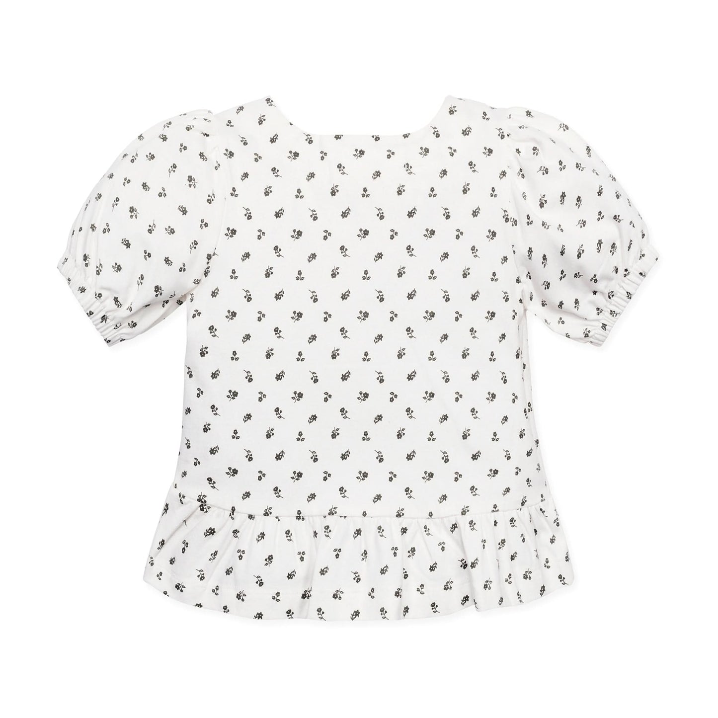 Organic Knit Peplum Top - Baby