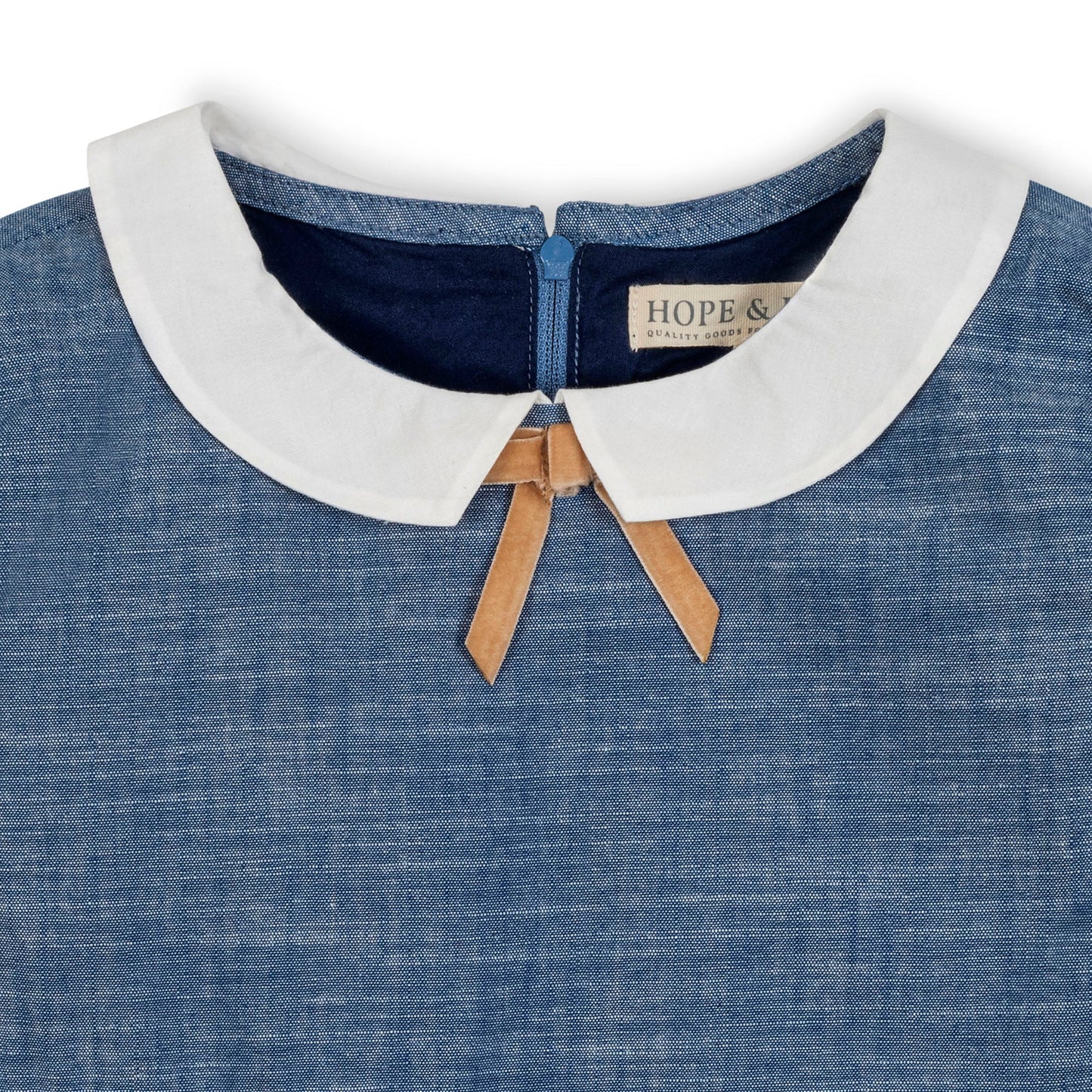 Organic Chambray Empire Dress