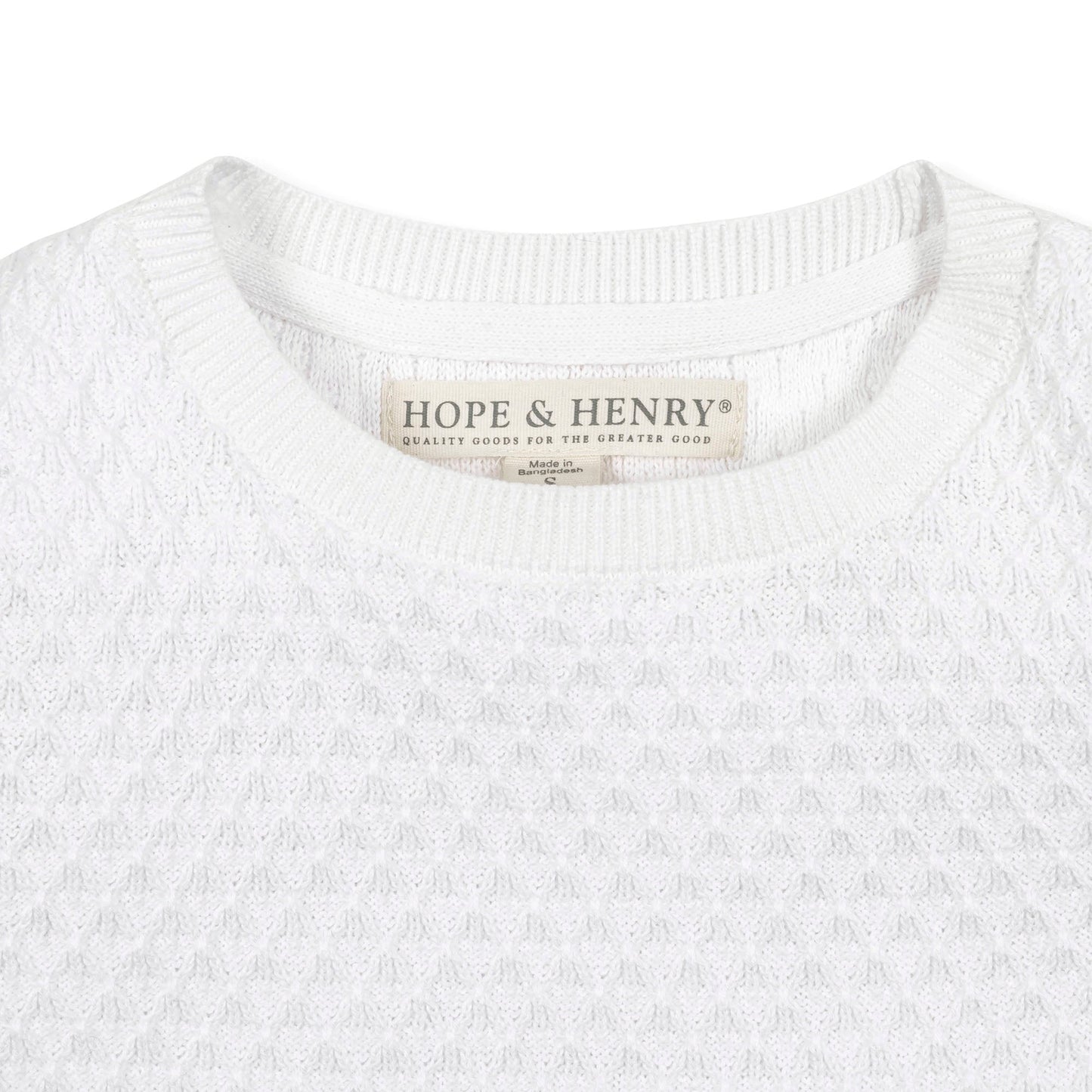 Organic Ruffle Edge Sweater Top