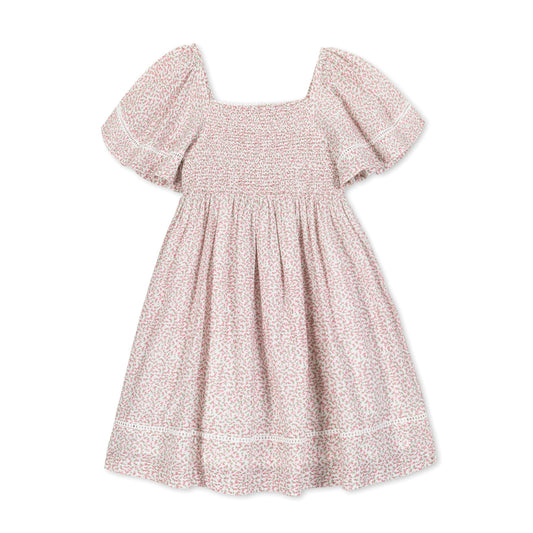 Organic Smocked Bell Sleeve Dress - Baby