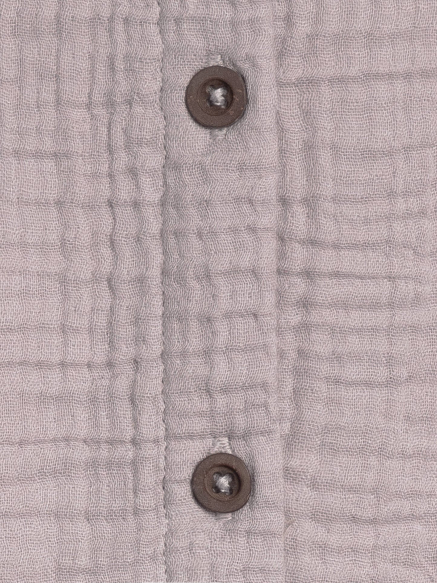 Coco Muslin Button Front Bubble Romper - Lilla