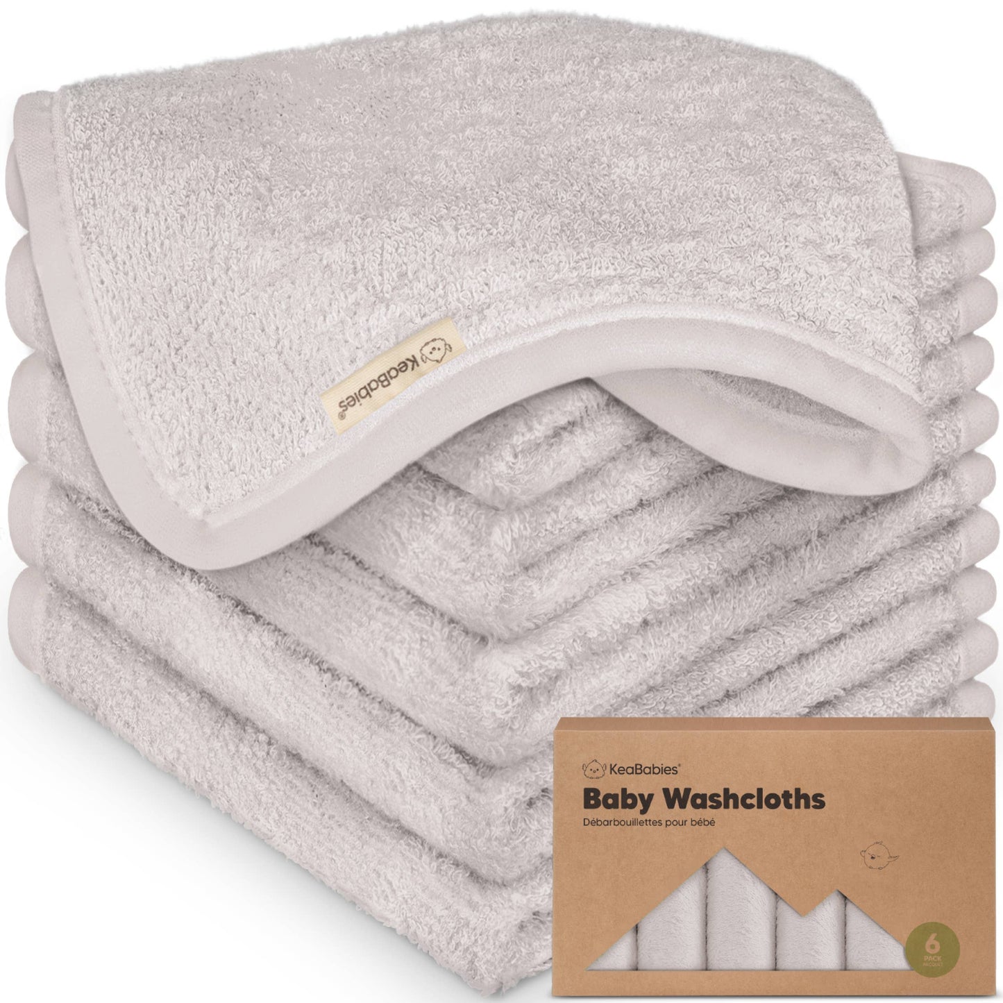 6-Pack Baby Wash Cloths