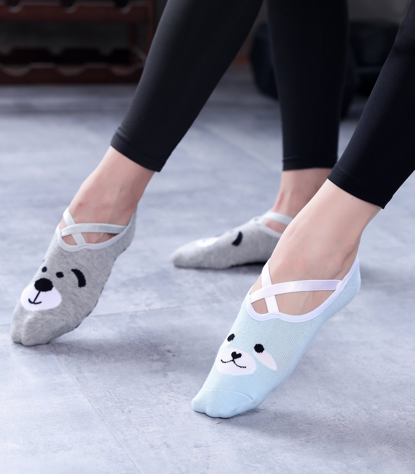 Non-Slip Women's Hospital Socks (Cartoon)