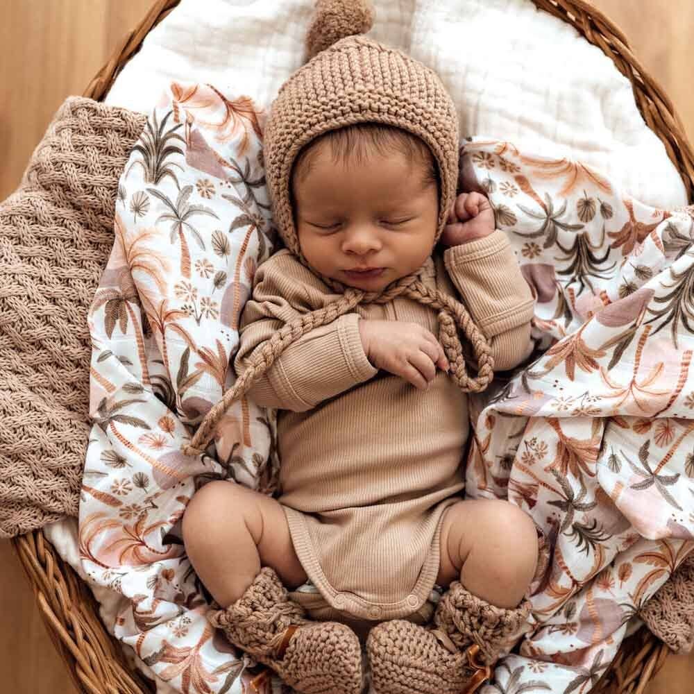 Pebble Long Sleeve Organic Bodysuit