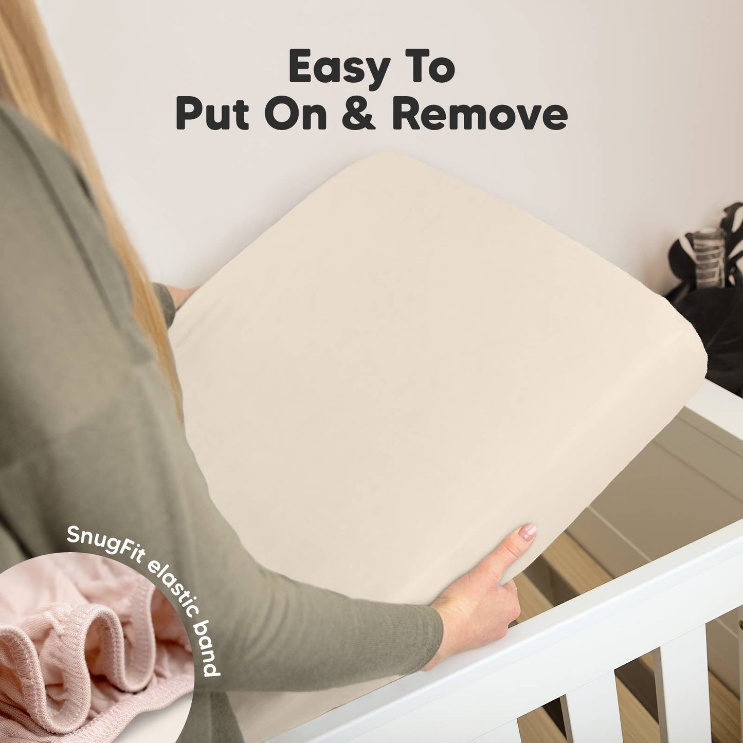 2-pack Organic Cotton Fitted Crib Sheet