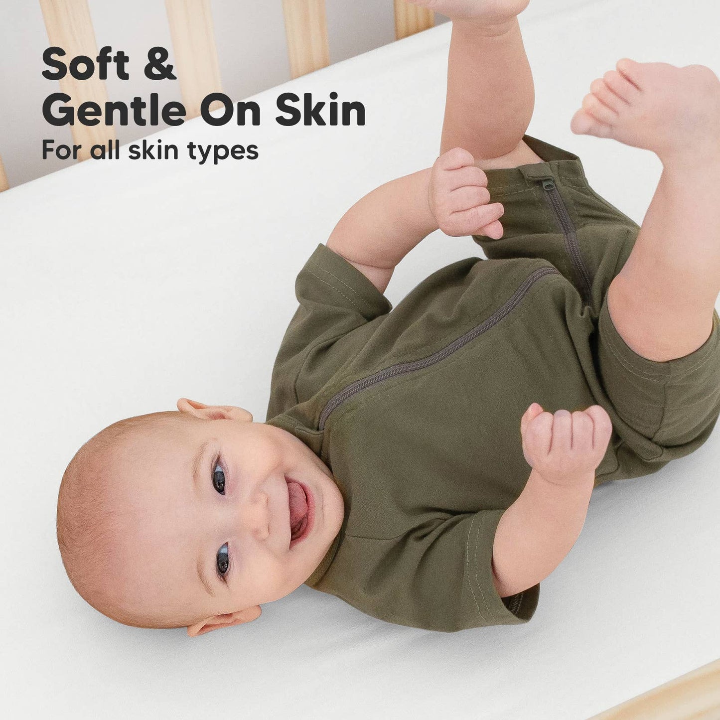 2-pack Organic Cotton Fitted Crib Sheet