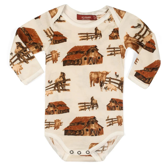 Milkbarn - Organic LS One Piece Homestead