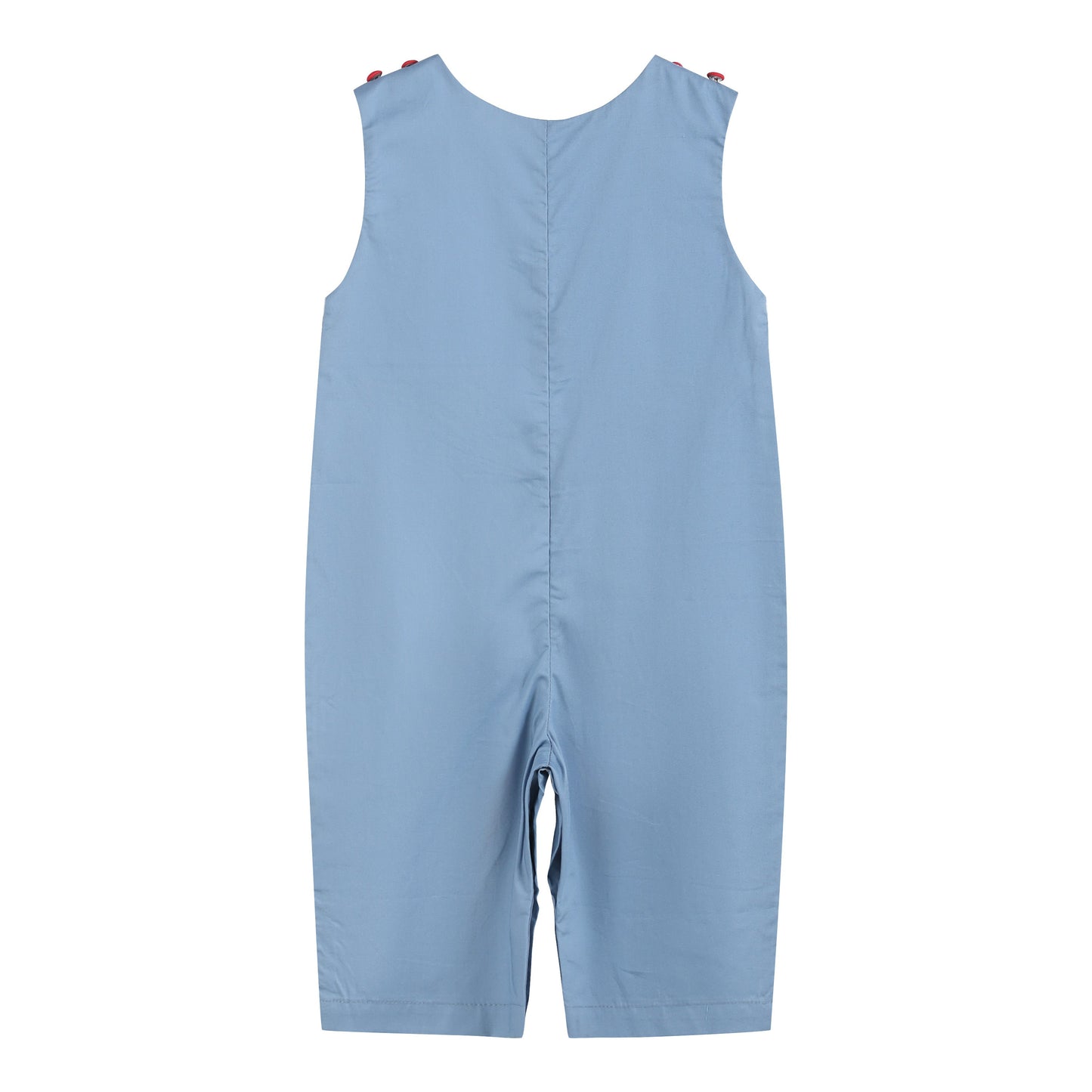 Blue Farm Animals Smocked Overalls